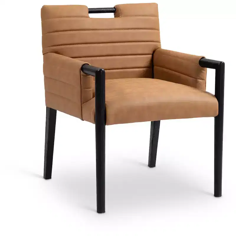 Meridian Furniture,Aimee Vegan Leather Dining Arm Chair