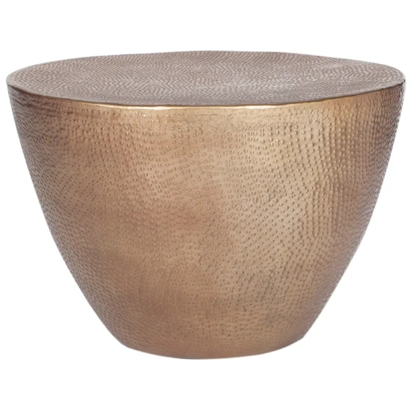 SAFAVIEH Carleen Drum Coffee Table - 24  W x 24  D x 16  H - 24Wx24Dx16H