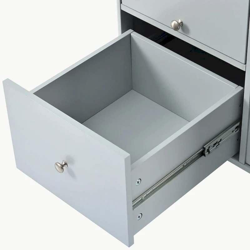 Kitchen Island with Drop Leaf and LED Light