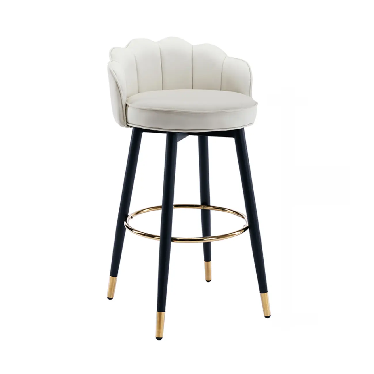 360¡ã Swivel Leather Bar Stool Counter Height