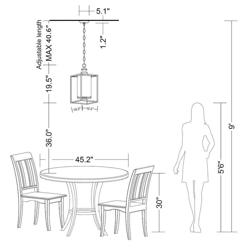 Marta Antique Black 3-light Glass and Metal Lantern Pendant Chandelier