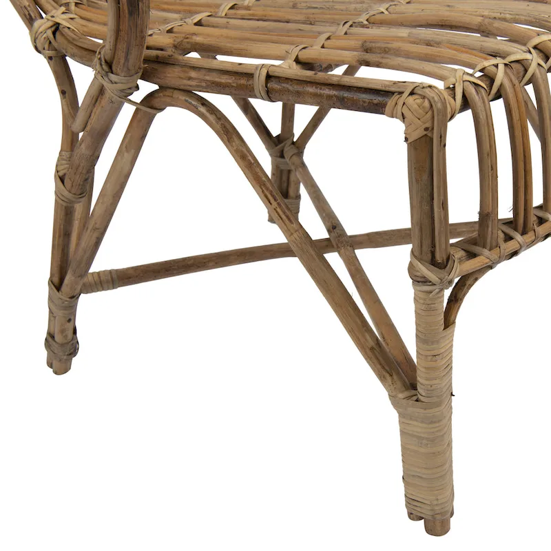 Pure Bamboo Chair with Rounded Back