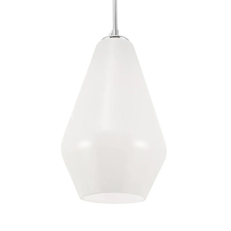 Gerald 1-light Elongated Glass Shade Hanging Pendant Light