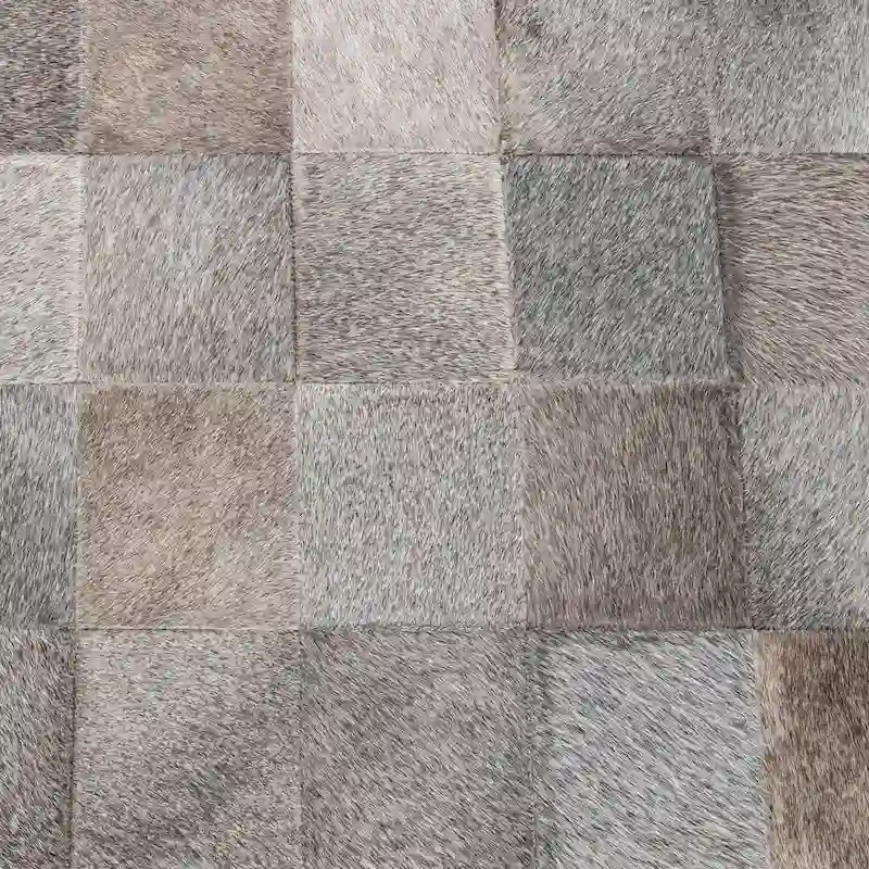 Classic Home Achen Leather Hide Ottoman Bench