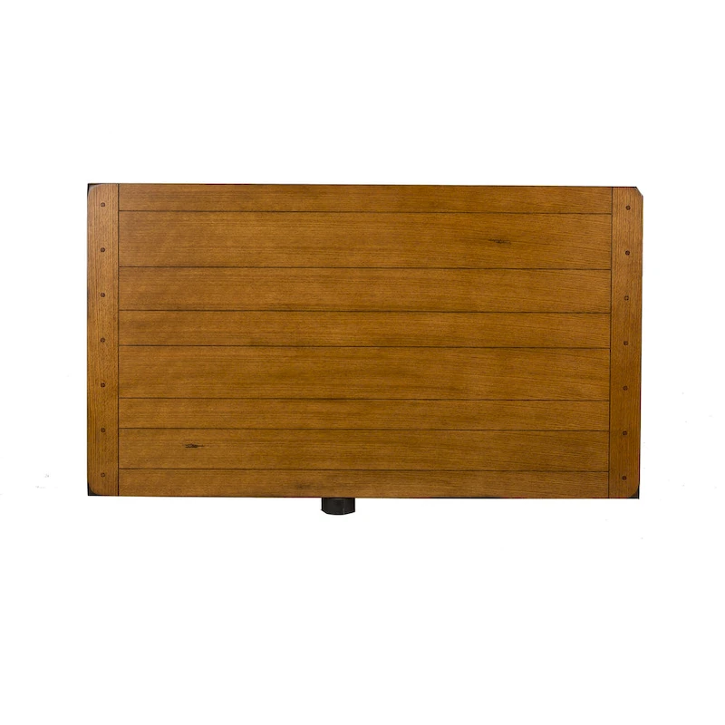 Treasures Rustic Oak 5-piece Sheaf Back Solid Top Dinette Set