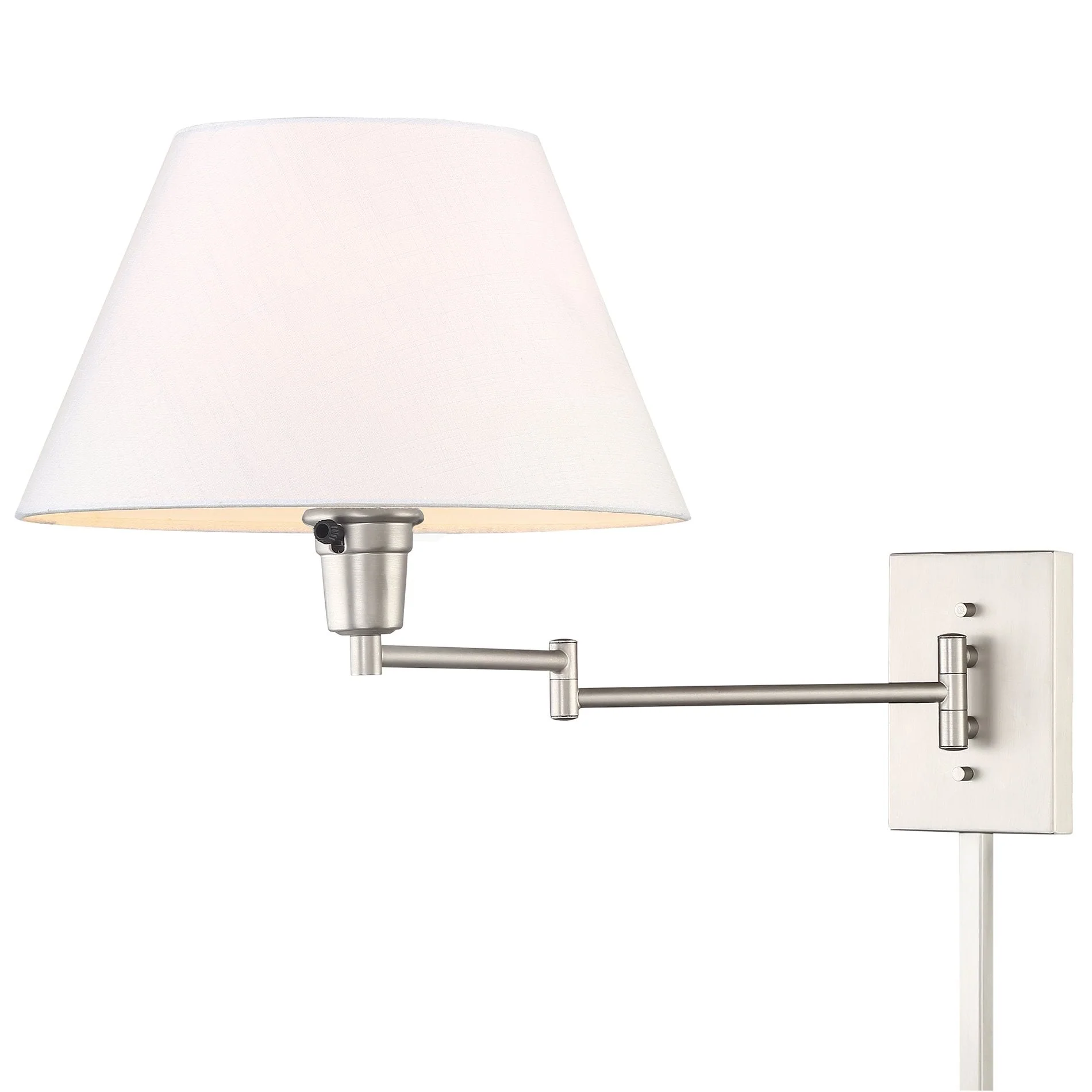 Cambridge 15 Swing Arm Wall Lamp - Plug In/Wall Mount