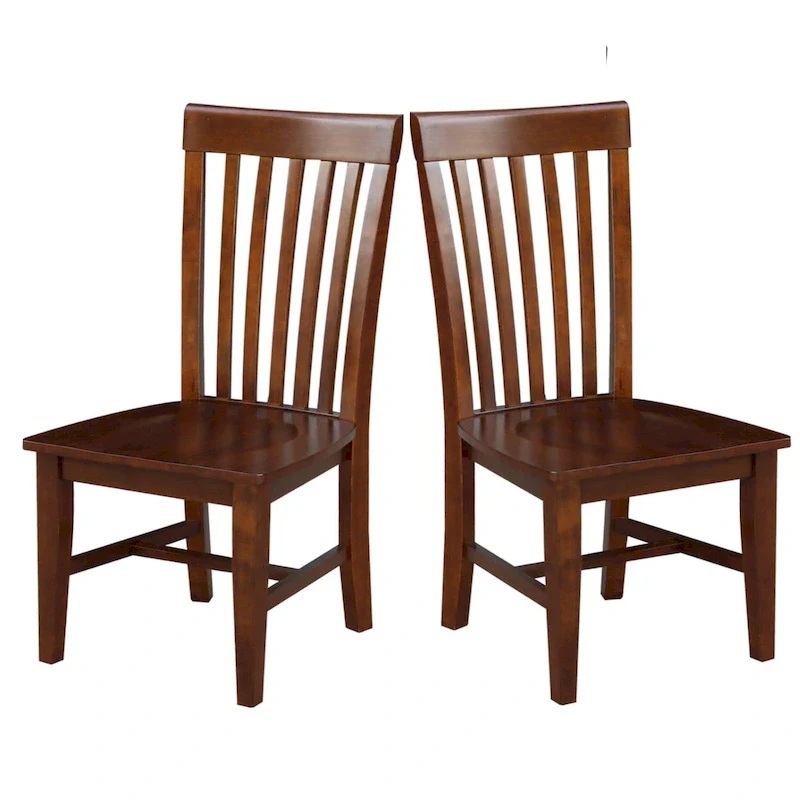 Solid Wood Cosmo Tall Mission Chairs, Set of 2