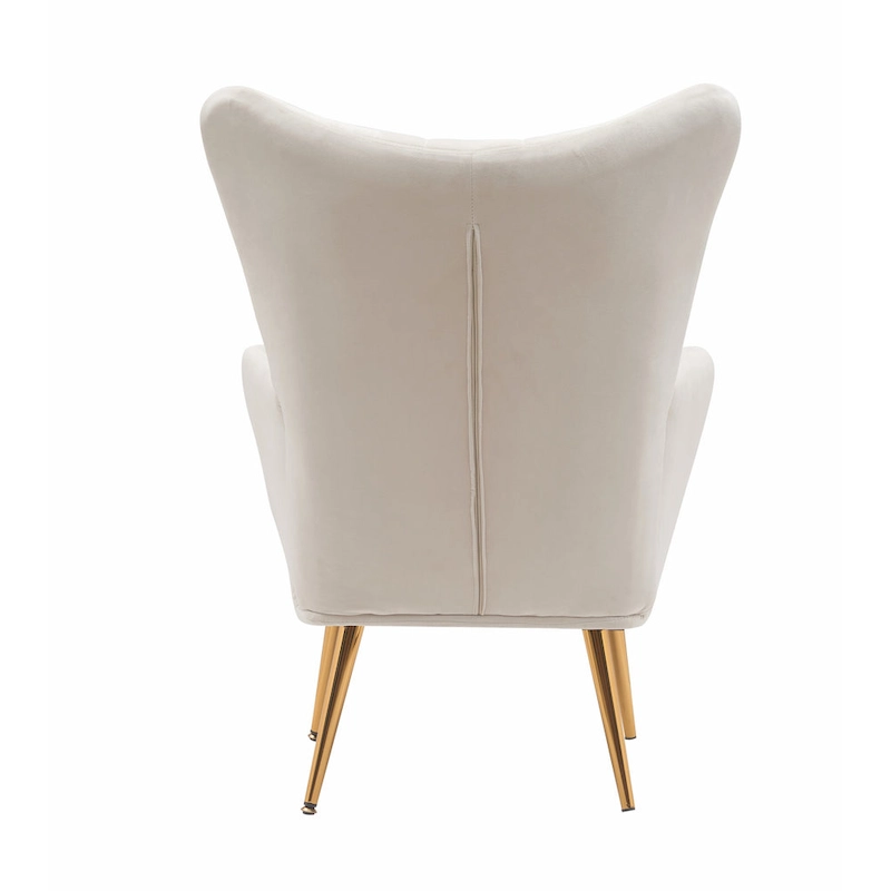 Mid Century Wingback Upholstered Accent Chair