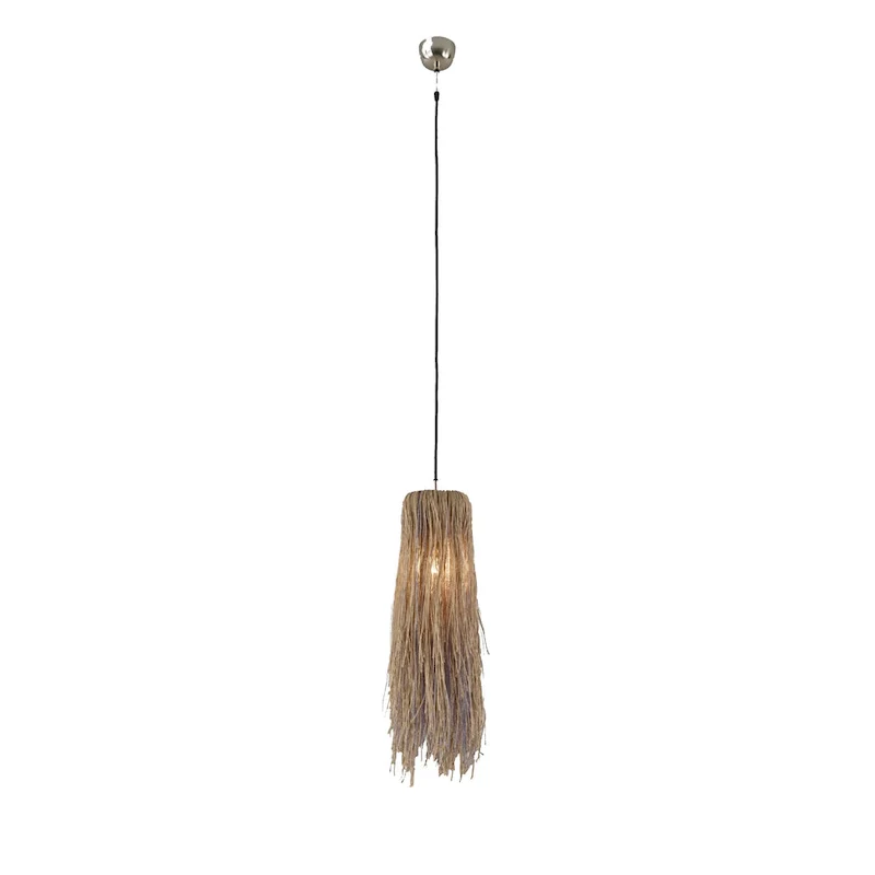 Bali Boho Jute Hanging Pendant Light