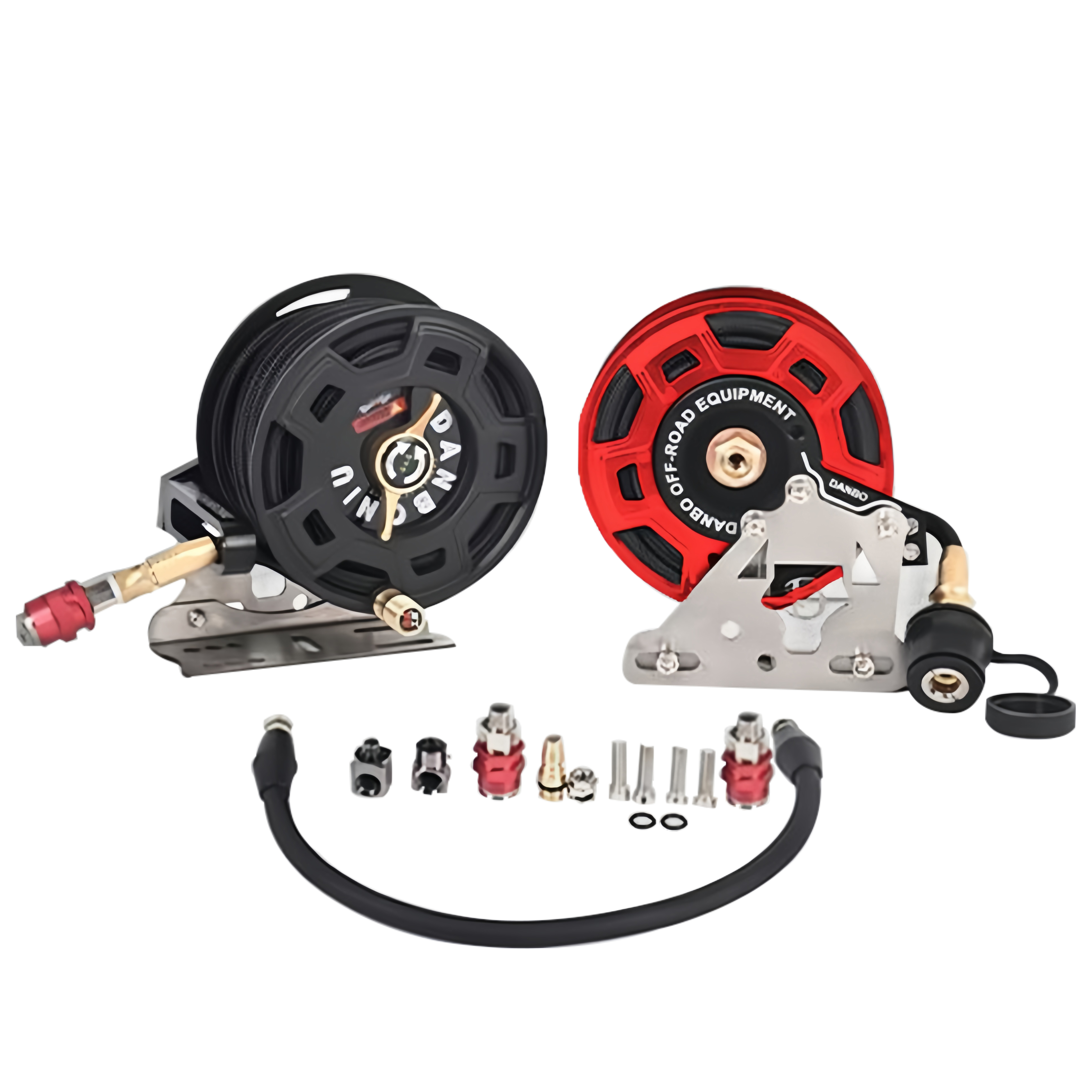 US Quality All-Terrain with Retract Air Pump Hose Reel
