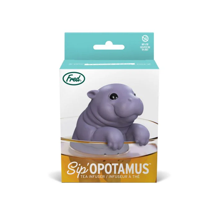 Fred Sipopotamus Hippo Tea Infuser Multi-Coloured