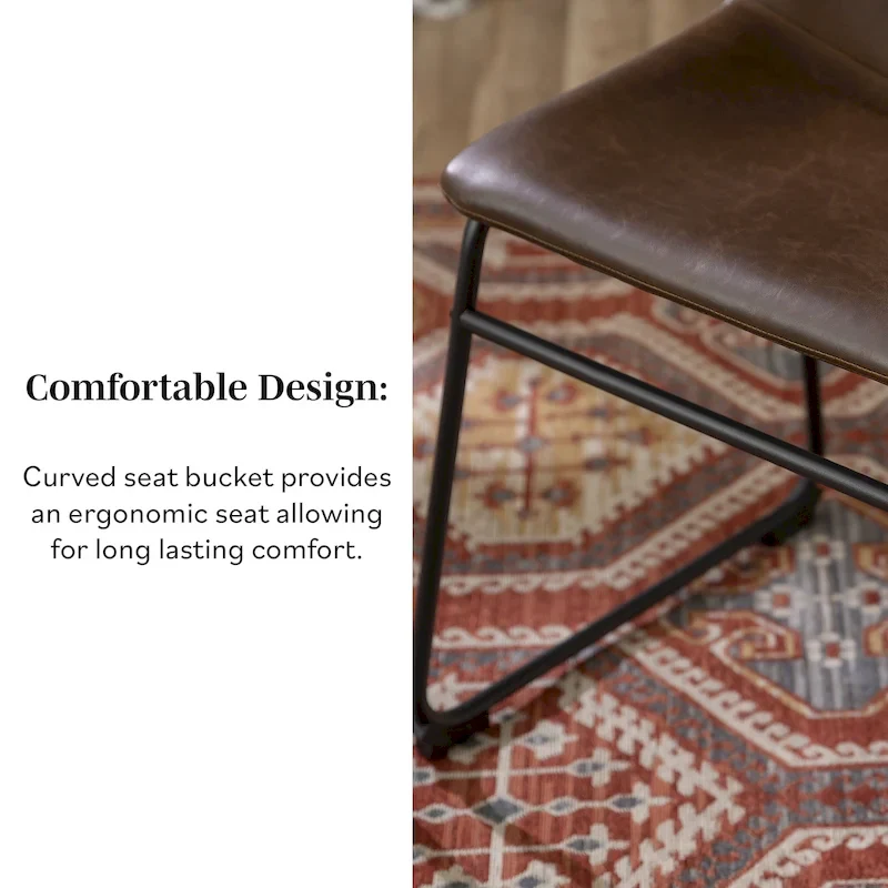 Faux Leather Dining Chair (Set of 2)