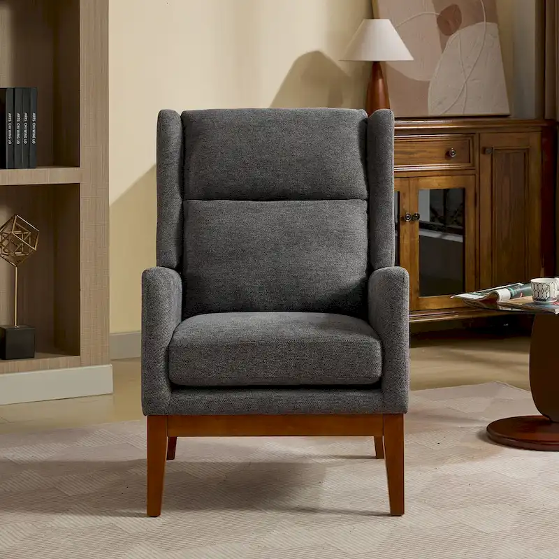 26.18 High Back Upholstered Arm Chair