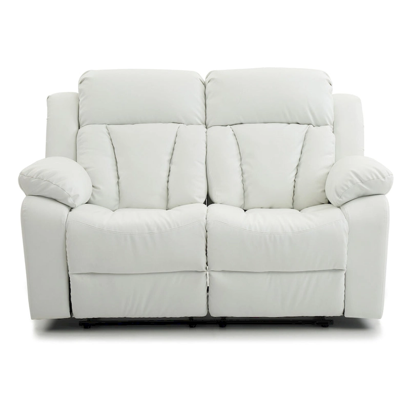 Daria Faux Leather Reclining Loveseat
