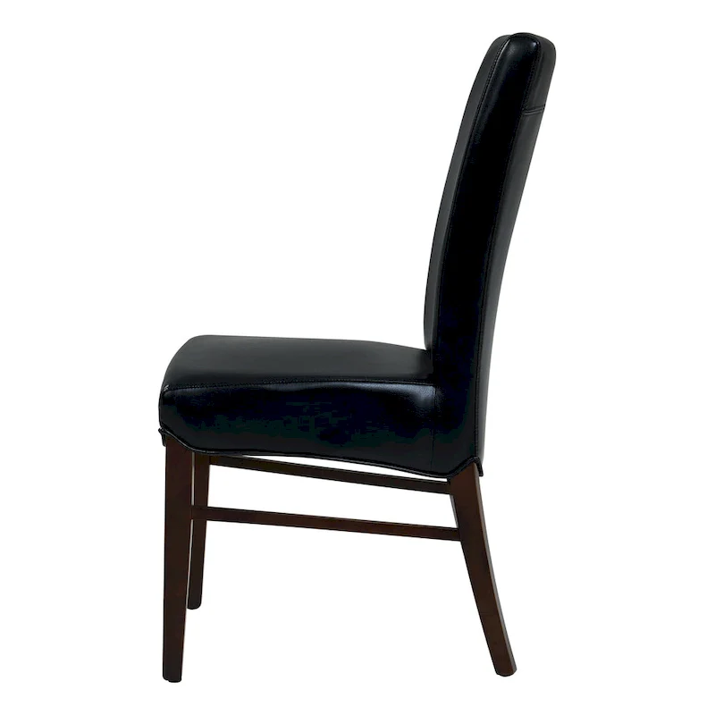 Milton Bonded Leather Dining Chairs (Set of 2) - na