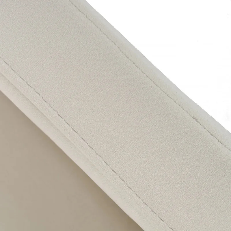 Modrest Elijah Modern Beige & Copper Antique Brass Dining Chair