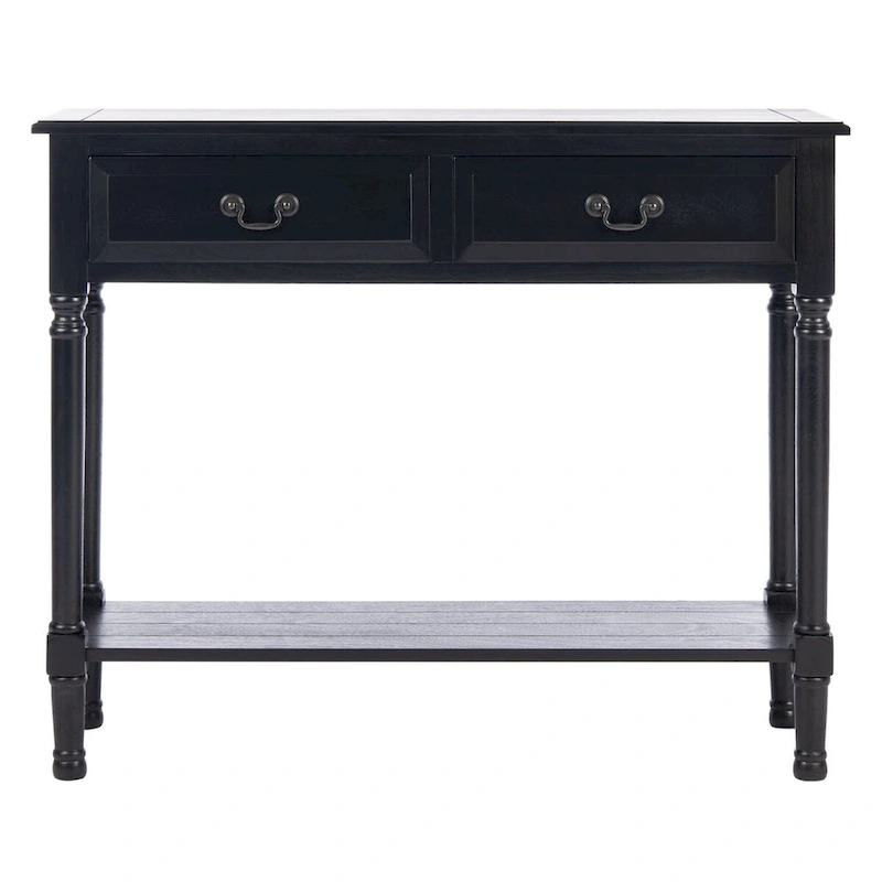 SAFAVIEH Justina 2-Drawer Console Table - 35.5 W x 13 L x 29.5 H - 36Wx13Dx30H