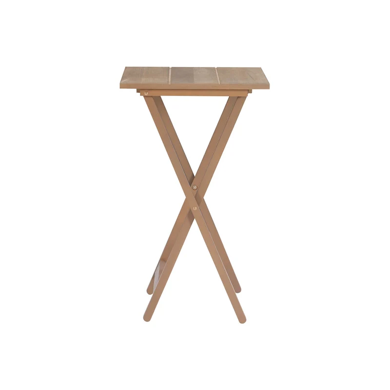 Acacia Driftwood Tray Table Set