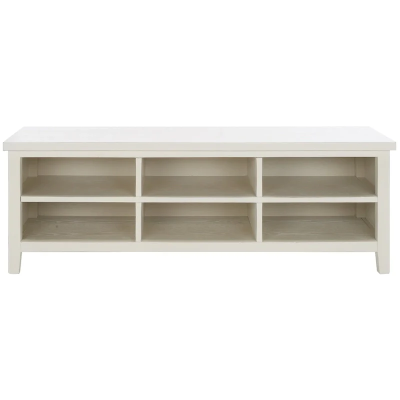 SAFAVIEH Steinunn White Bookshelf - 51.2 x 15.8 x 17.7 - 51Wx16Dx18H