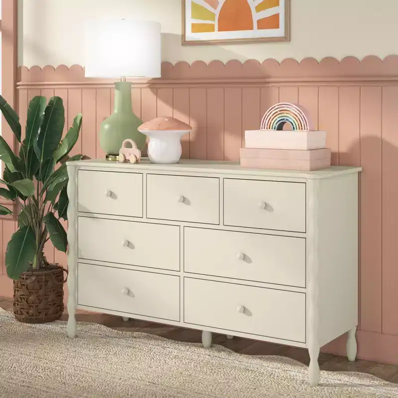 Jenny Lind 3 over 4 Drawer Dresser