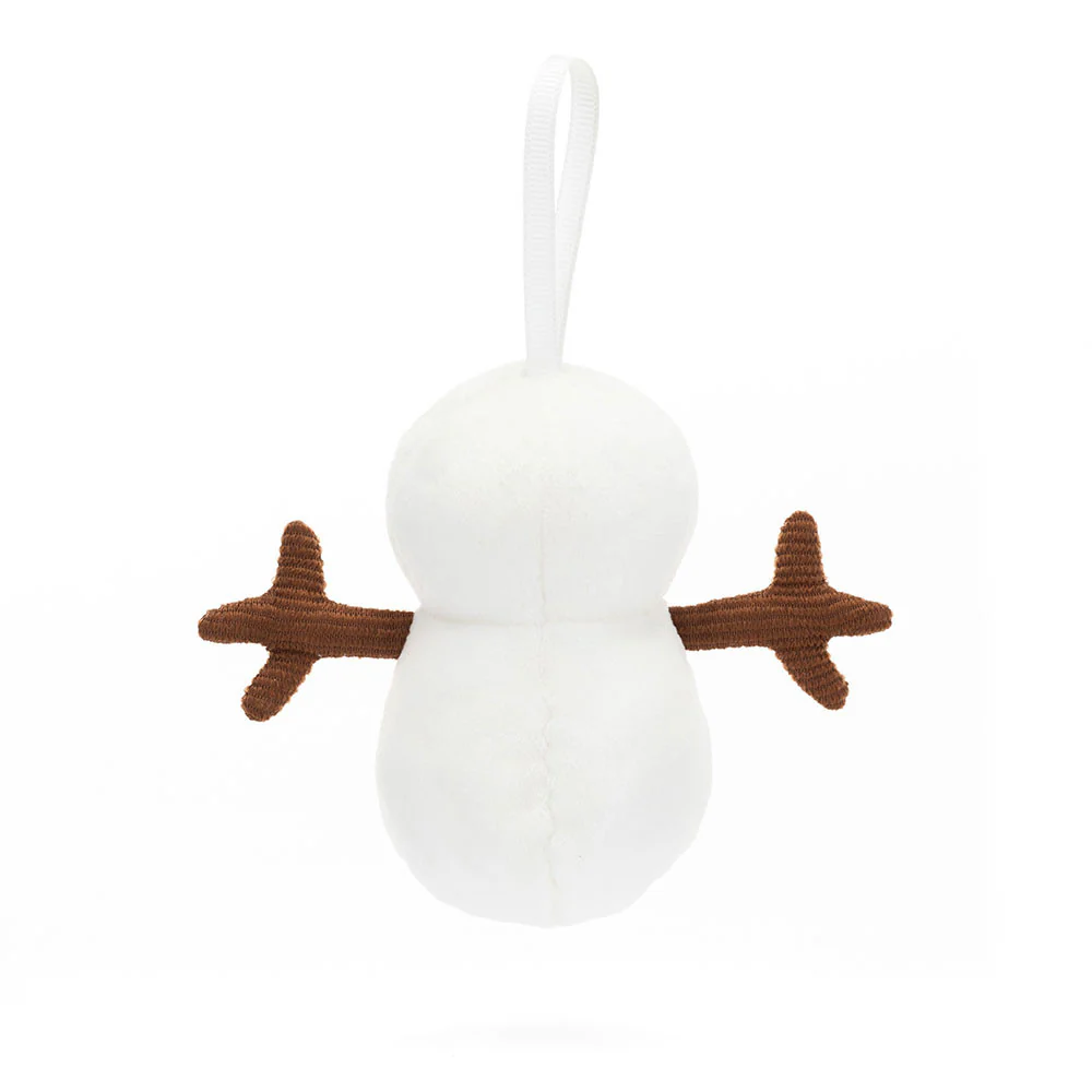 Jellycat Christmas Festive Folly Snowman 15cm