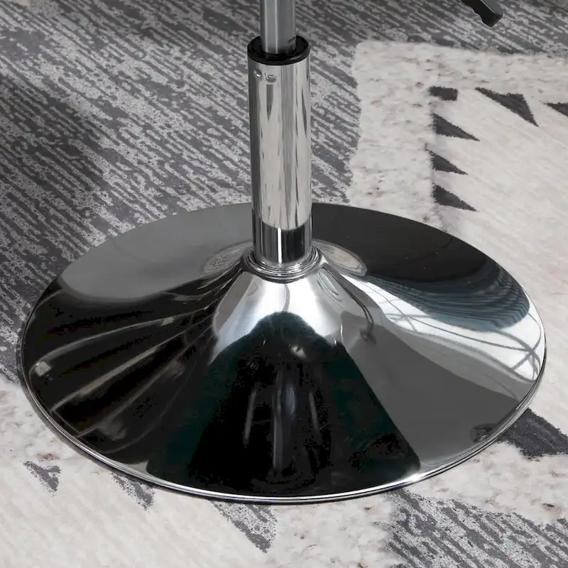 HOMCOM Swivel Accent Chair Modern Makeup Vanity Chair Adjustable Height Leisure Lounge Chair