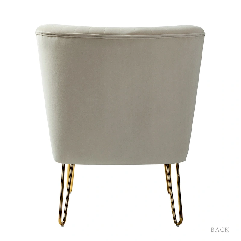 Barto Upholstered Side Chair with Tufted Back Set of 2 by HULALA HOME