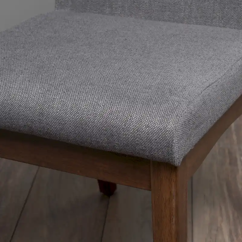 Mid-Century Fabric Dining Chair (Set of 2)