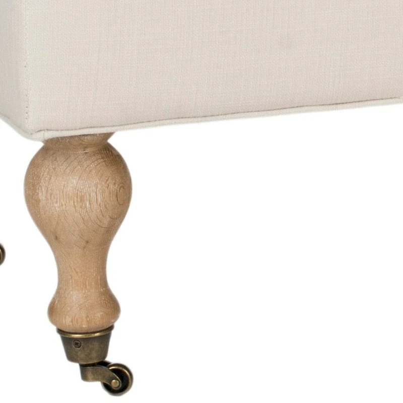 Pillowtop Grey/ Sage Bench - 0 - 52 W x 21 D x 19 H