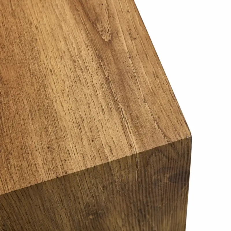 Modern Coffee Table, MDF with Wood Grain & Marble-Inspired Pattern, Easy Assembly, 10-15 Min