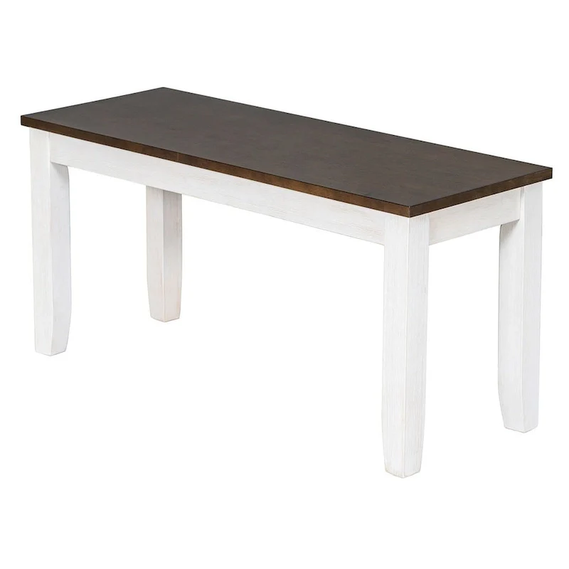 6-Piece Dining Room Table Set with 4 Chairs & a Bench