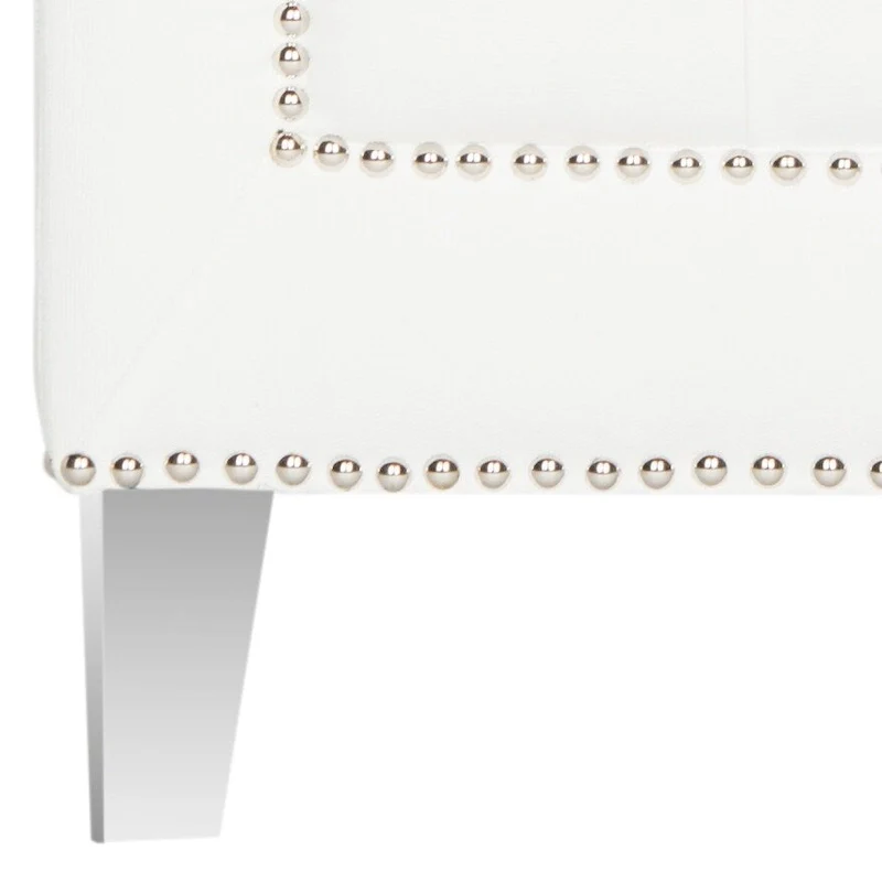 SAFAVIEH Kamilah White/ Clear Club Chair - 31.9 x 33.9 x 29.9 - 32Wx34Dx30H