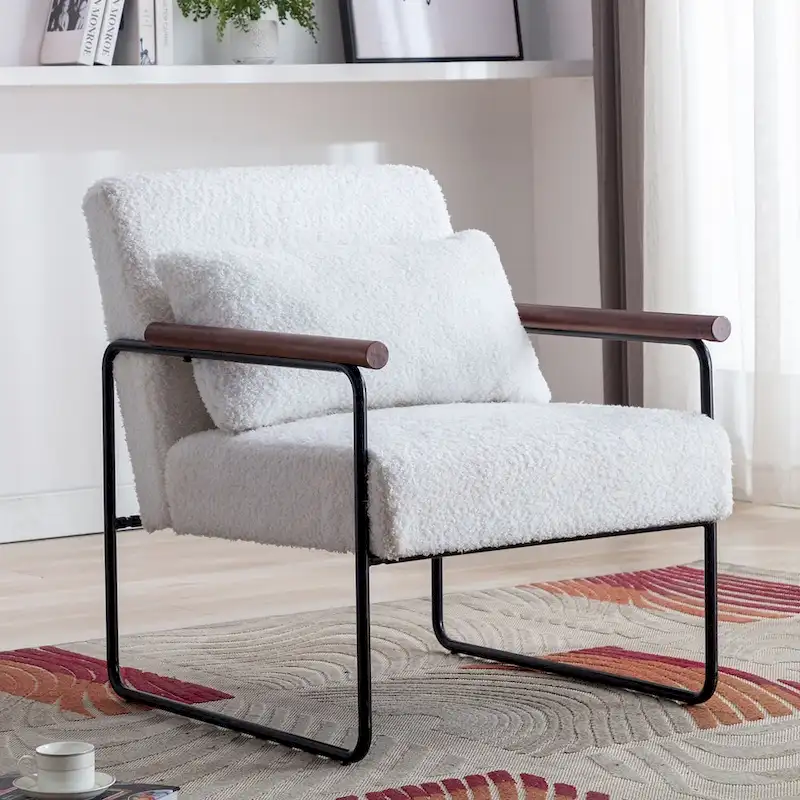 Wooden Accent Chair for Living Room Bedroom