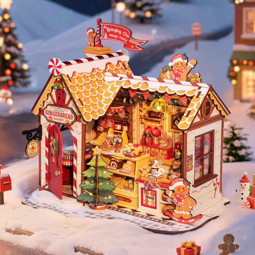 Robotime Gingerbread House DIY Miniature House DG176