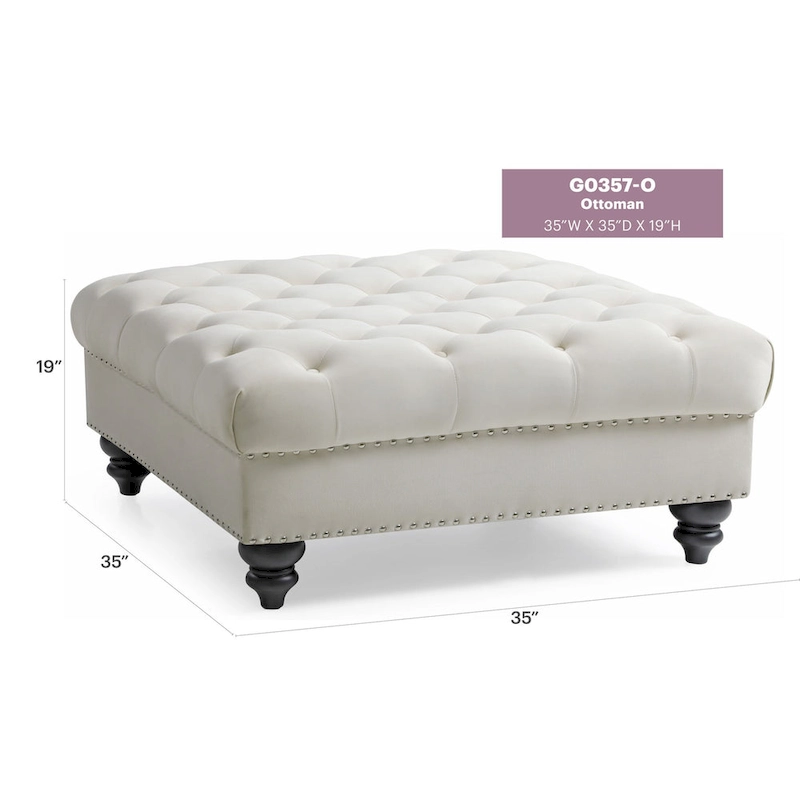 Nola Tufted Ottoman