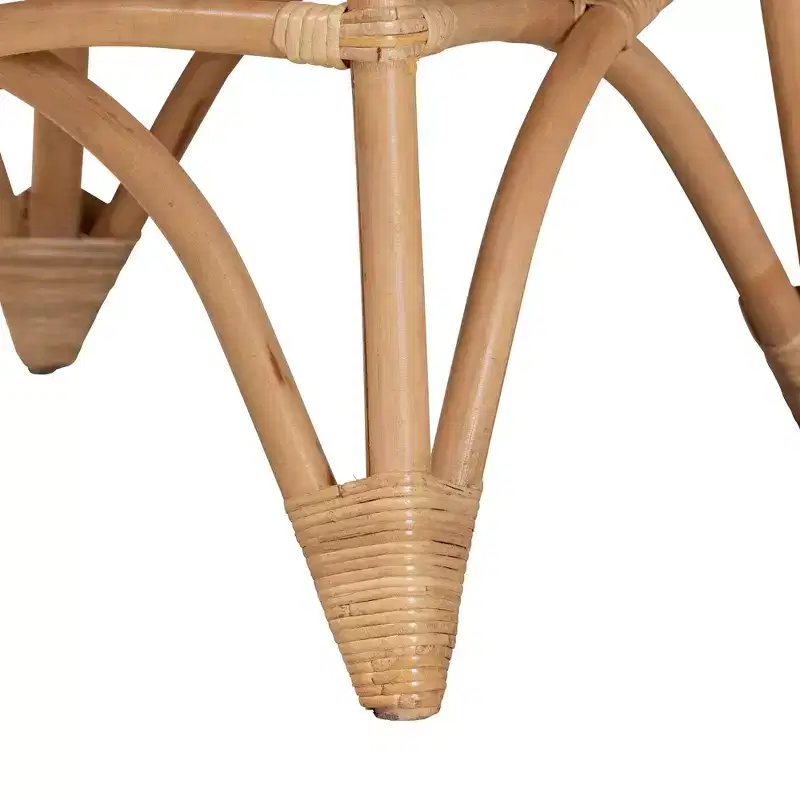 Modern Bohemian Natural Rattan Coffee Table