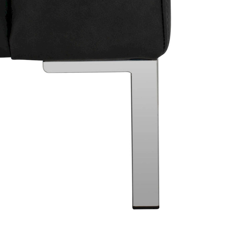 SAFAVIEH Couture Shirl Leather Bench - 81 In W x 32 In D x 34 In H - 81Wx32Dx34H