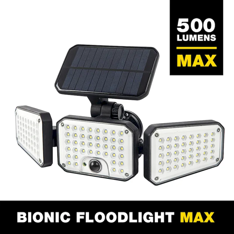 Bell + Howell Bionic Floodlight Max Motion Sensor Outdoor Solar Light