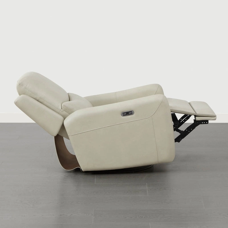 Adalyn Power Swivel Glider Recliner with Lumbar Pillow