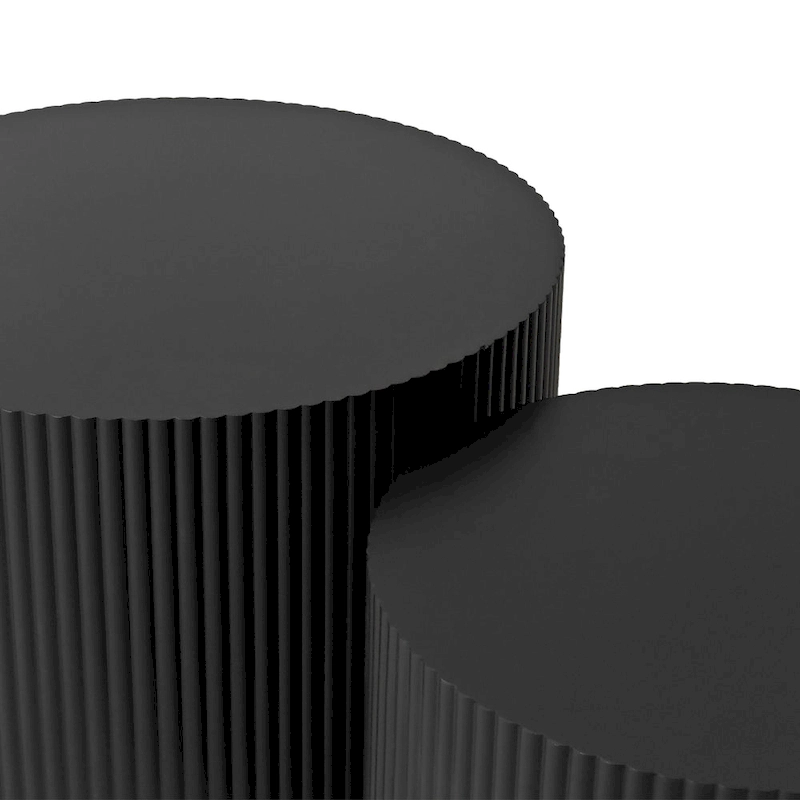 Wave Stripe Nesting Coffee Table Set