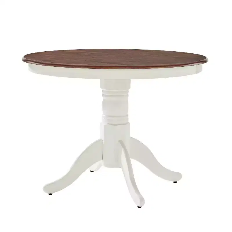 Shelby Round Dining Table Distressed White - Crosley