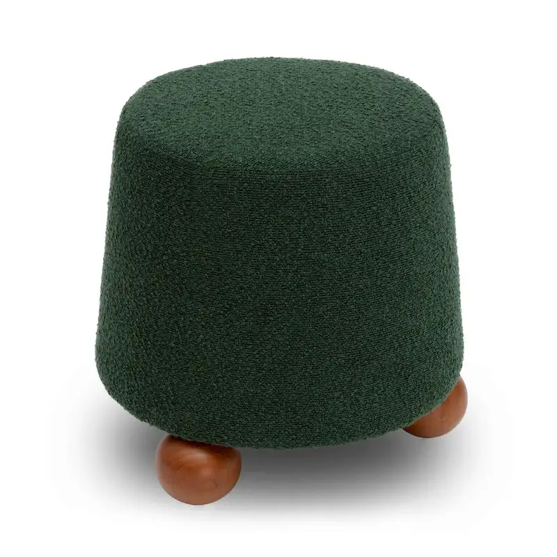 Jaine Boucle Upholstered Stool
