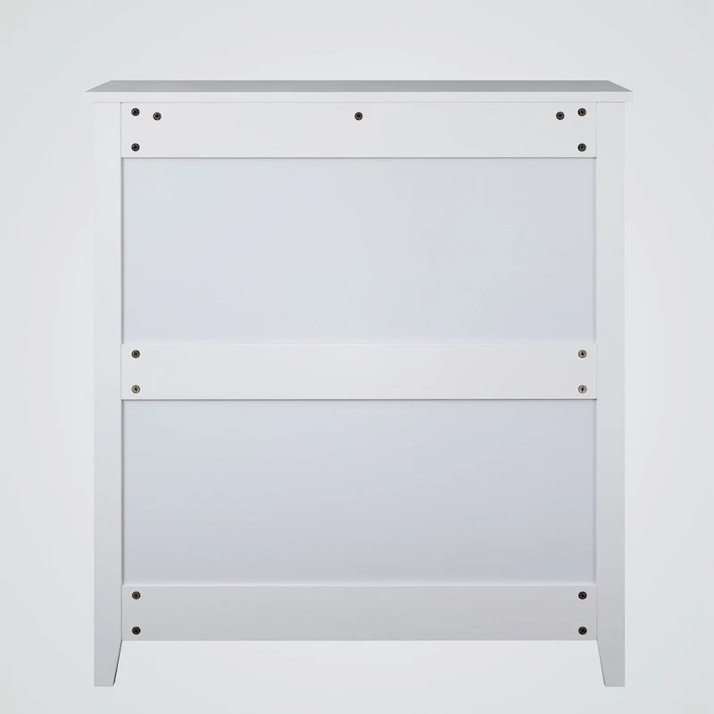 Solid Wood Spray-painted 6 Drawer Chest