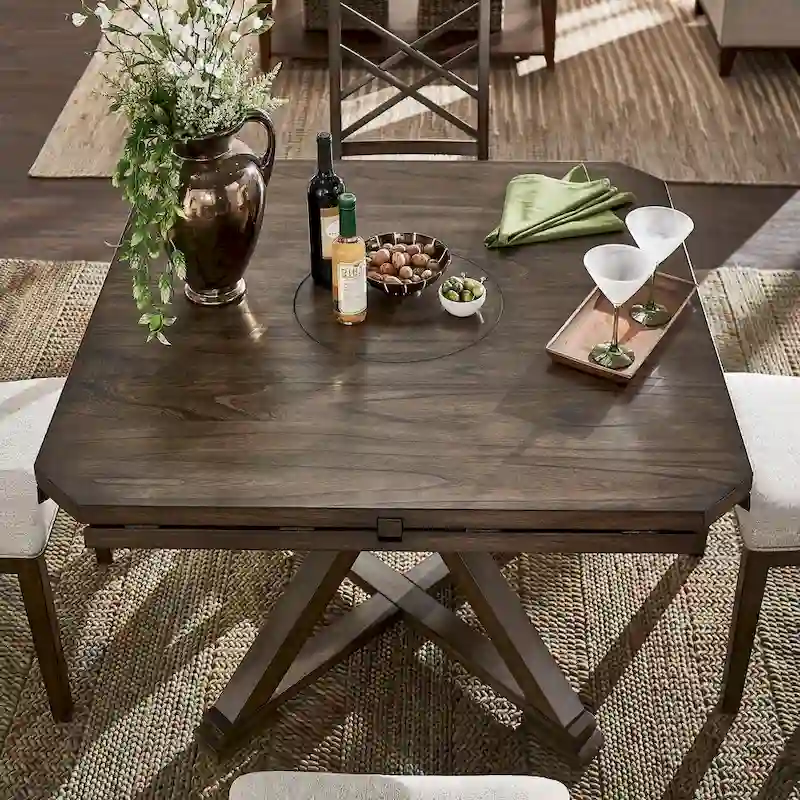 Garrison Espresso Convertible Dining Table by iNSPIRE Q Modern