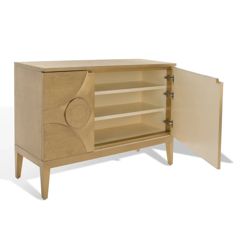 SAFAVIEH Couture Mervana Brass Covered Sideboard