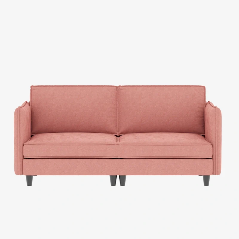 Hadley 74.27 Loveseat Sofa with Mid-Century Modern Design