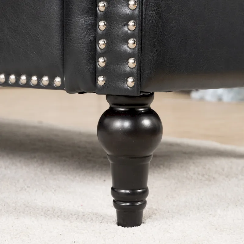 Christopher Knight Home - Clayton Luxurious Sectional Sofa with PU Leather