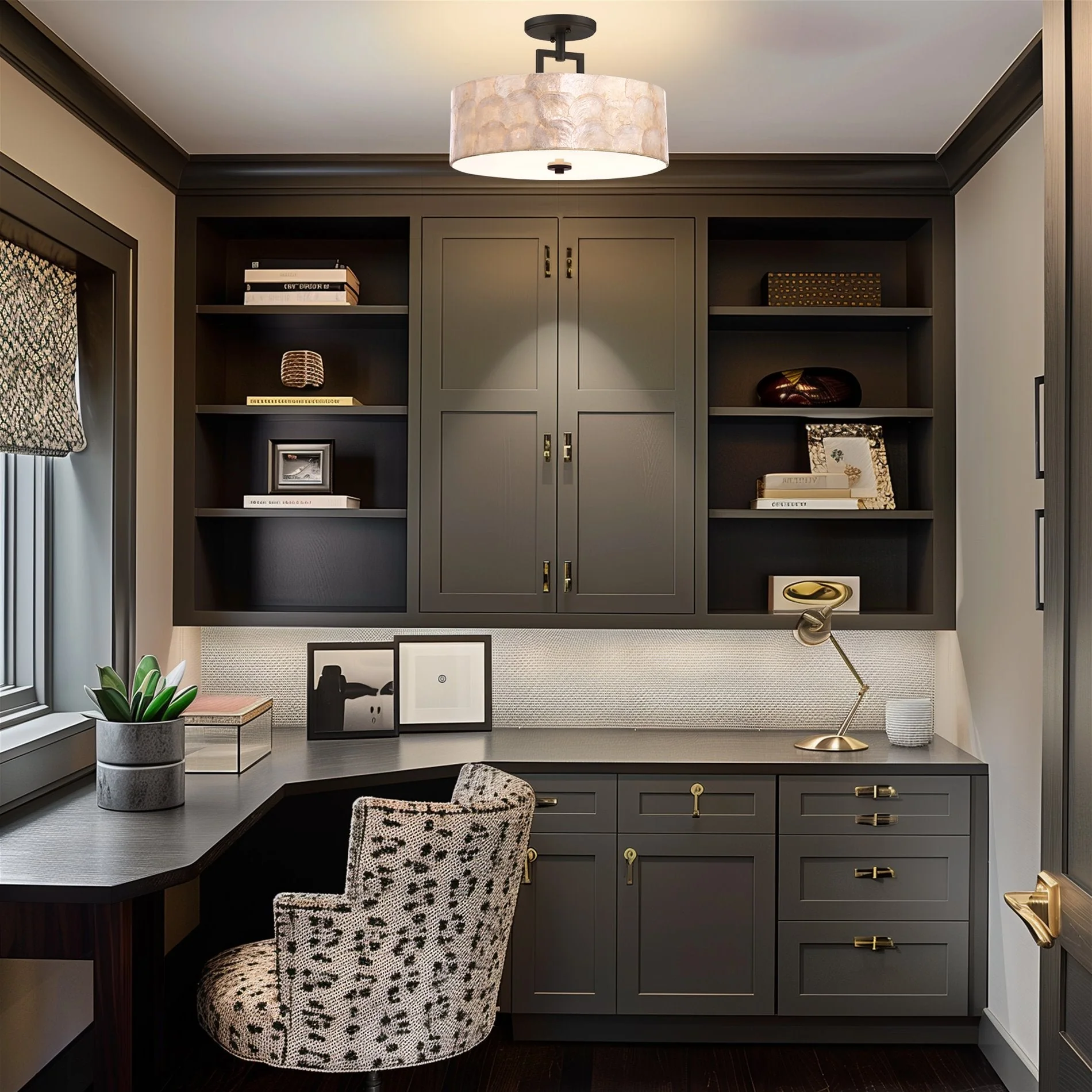 Cove 15 3-Light Semi Flush Mount Ceiling Light