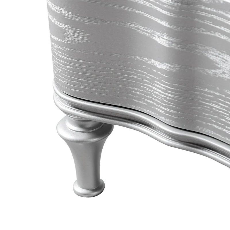 Solid Wood 3-Drawer Nightstand