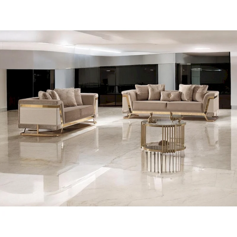 Renillo Upholstered Velvet Loveseat